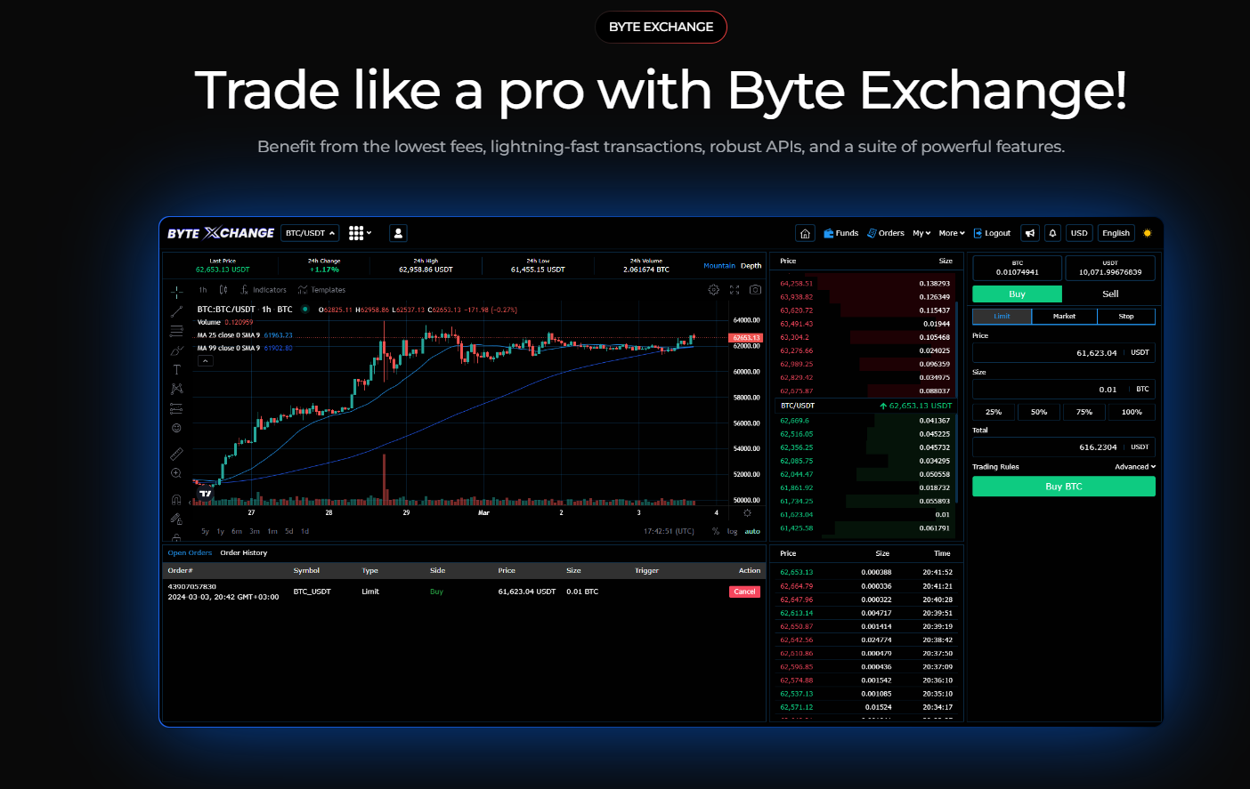 Byte Exchange’s new website